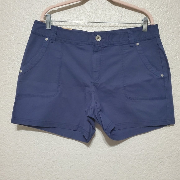 Dkny Pants - DKNY Jeans Navy Blue Bermuda Casual High Rise Shorts Women's 14 NWT